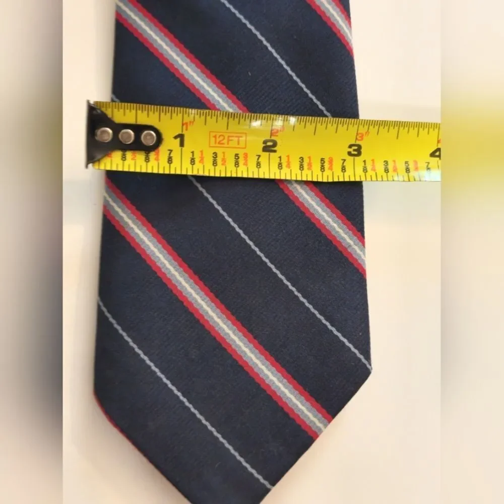John Remington Striped Silk Tie